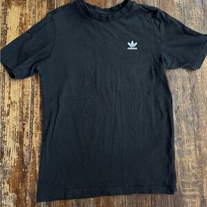 Adidas Kids Black Tee with Logo